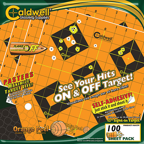 Mit den Caldwell Orange Peel Targets siehst du Treffer sofort dank der dual-color flake-off Technologie. Einfaches Zielen durch den orangefarbenen Hintergrund!