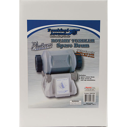 Brauche mehr Kapazität? Der Platinum Series Spare Rotary Tumbler Drum ist die perfekte Ergänzung für den Hochkapazitäts-Wiederlader, um effizienter zu arbeiten.