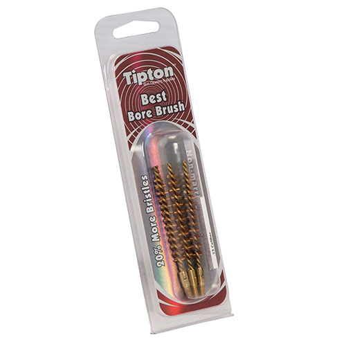 Le spazzole Tipton® Best Bore offrono la massima qualità, con un nucleo in ottone resistente e il 20% di setole in più rispetto alle spazzole standard.