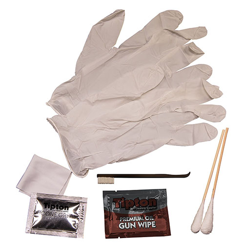Das Tipton Handgun Field Cleaning Kit ist perfekt für jeden Schützen. Es reinigt Kaliber von .380 bis .45 und lässt sich einfach verstauen.