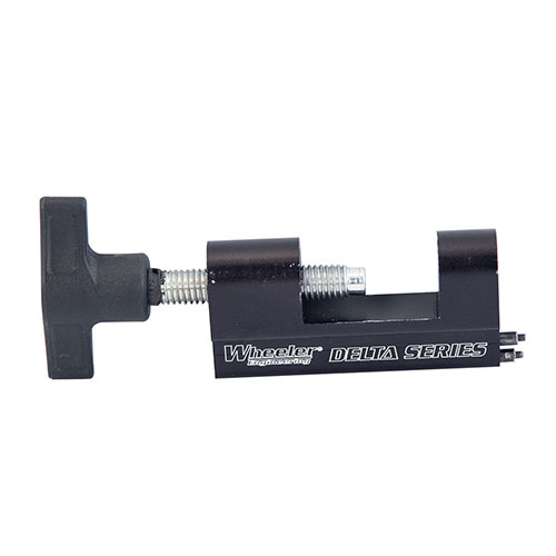 Avec l'outil d'installation de garde de déclencheur Wheeler Delta Series, changer ou installer des trigger guards devient rapide et facile pour tous les passionnés.