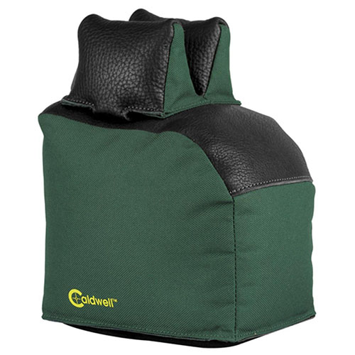 Le innovative Caldwell Shoulder Saver Magnum Extended Rear Bag offrono un supporto sicuro grazie alla pelle e una forma stabile in poliestere, compatibili con molti front rests.