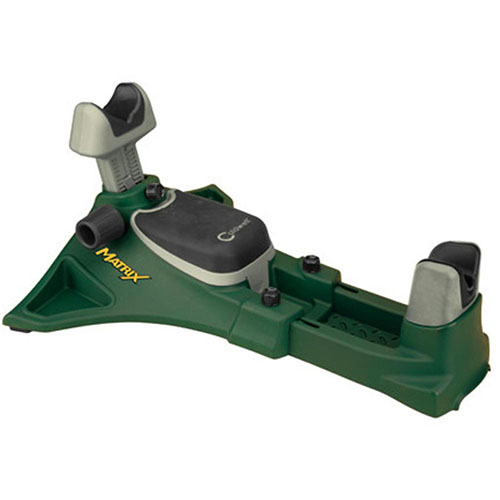 Der Caldwell Matrix™ bietet eine stabile, vielseitige Lösung mit einem innovativen U-Kanal-Rahmen, schnellem Höhenverstellmechanismus und einem praktischen Stauraum.