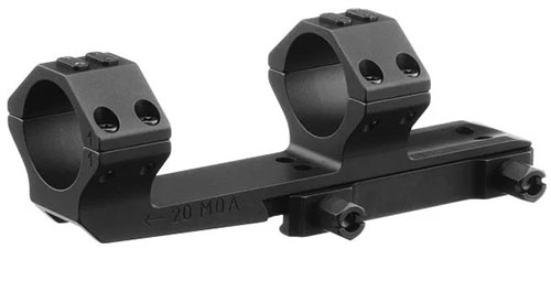La monture ERATAC One-Piece est compatible avec les carabines à verrou et AR-10, offrant une durabilité éprouvée et un montage sécurisé avec des leviers QD.