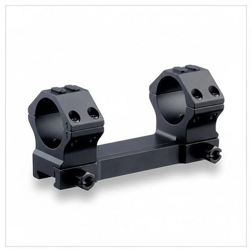 Montaggio ERATAC in alluminio di alta qualità, compatibile con sistemi Weaver e Picatinny, con interfaccia universale per accessori e opzioni di dimensioni versatili.