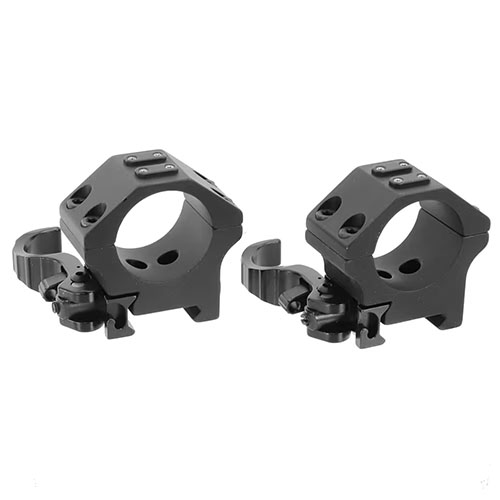 Montaggio ERATAC in alluminio di alta qualità, con opzioni di fissaggio rapide, tensione adattabile e interfaccia universale per accessori secondari.