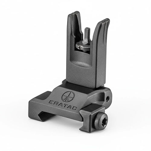 Die ERATAC Backup Sights mit 1,35 mm Frontpost bieten eine präzise Zielansicht, sind wettbewerbsfähig und lassen sich platzsparend einklappen.
