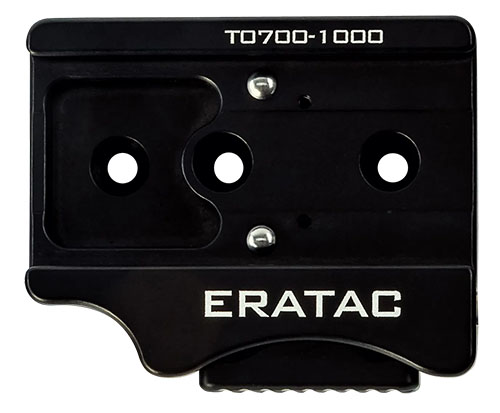 Le Ball-Locking Slider pour ERATAC ARCA Rail offre une résistance au recul sans jeu et un mécanisme de déverrouillage rapide, parfait pour une utilisation rapide et efficace.