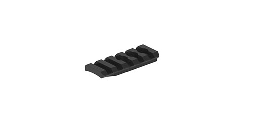 Le montage Picatinny T7 d'ERATAC offre une fixation robuste et précise pour tes accessoires, disponible en deux hauteurs pour un alignement parfait.