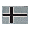 ULFHEDNAR Klettband-Patch - Norwegische Flagge - tan
