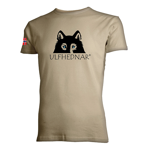 La T-shirt Ulfhednar in cotone da 220g/m² offre comfort e stile, con il logo del lupo sul petto, perfetta per gli appassionati di armi.