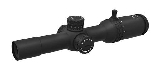 Der FALKE 1-8x24 MilDot Zielfernrohr bietet aussergewöhnliche Bildklarheit, ein dimmbares beleuchtetes Fadenkreuz und präzise, wiederholbare Einstellungen für optimale Schüsse.