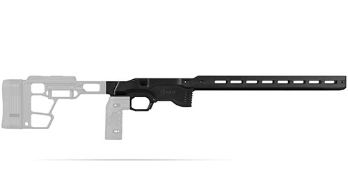 Le châssis ACC Premier GEN2 offre stabilité, ergonomie ajustable et compatibilité avec le système de poids MDT, idéal pour les compétitions de tir.