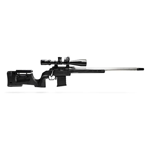 Le système de châssis MDT XRS pour Remington 700 SA RH offre une conception traditionnelle, ajustable, sans besoin de pièces AR, prêt à l'emploi avec des chargeurs AICS.