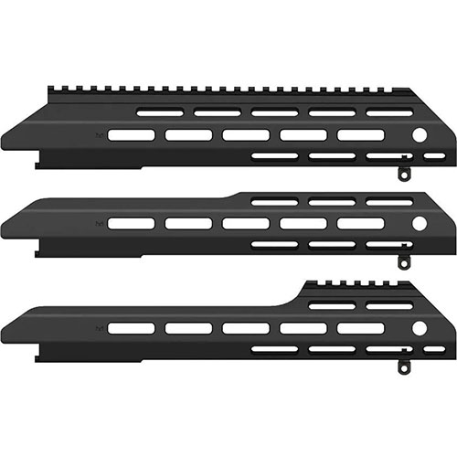 Der MDT ESS Fore-end bietet dir eine flexible 15" Länge und die Möglichkeit, verschiedene Fore-ends und Attachment Rails für optimale Anpassung zu wählen.