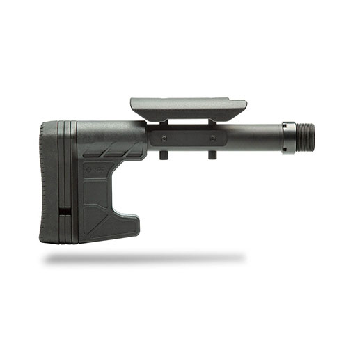 Il MDT Composite Carbine Stock è un calciolo in polimero leggero e resistente, con regolazioni facili, slot M-Lok e 4 spacers LOP inclusi, compatibile con AR-15.