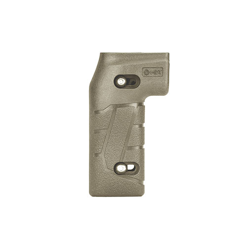 Il MDT Adjustable Vertical Pistol Grip offre un posizionamento perfetto delle dita, regolazioni facili e compatibilità con vari chassis per un tiro preciso.