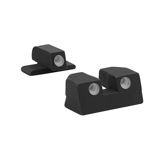 Die MEPRO Tru Dot FIXED SIGHTS bieten dir verbesserte Zielgenauigkeit bei Tag und Nacht mit selbstleuchtenden Punkten und einer Trefferquote von über 85%.