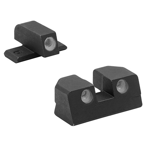 Die Tru-Dot FIXED PISTOL SET SIG von Meprolight bieten dir selbstleuchtende Nachtsicht, die die Zielgenauigkeit bei Tag und Nacht um über 85% steigert.