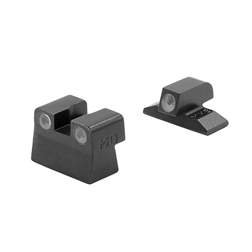 I mirini notturni auto-illuminanti TRU-DOT® MEPROLIGHT® migliorano l'accuratezza in condizioni di scarsa illuminazione, aumentando l'efficienza di tiro del 85%.