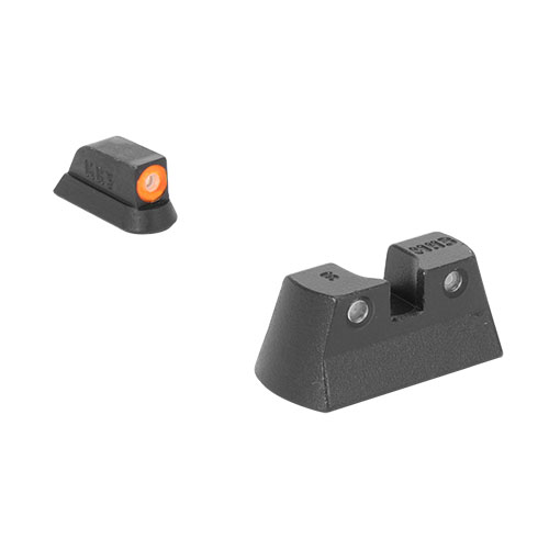 Die MEPRO HYPER-BRIGHT™ Visierungen bieten extrem hohe Sichtbarkeit bei Tag und Nacht, sind wartungsfrei, immer bereit und extrem langlebig.