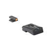 Die HYPER BRIGHT FIXED PISTOL SET von MEPROLIGHT bietet extrem helle Tritium-Sights für alle Lichtverhältnisse, wartungsfrei und robust für präzises Zielen.