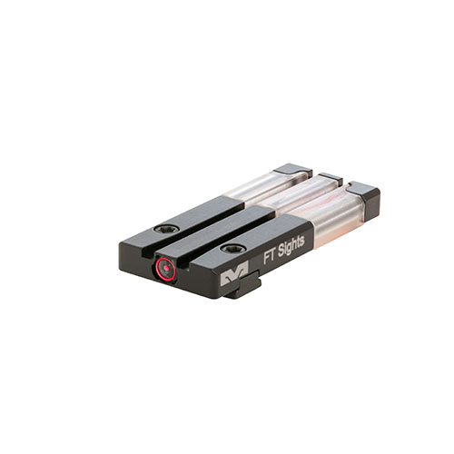 Die Mepro FT Bullseye™ Visierung bietet dir die schnellste und hellste Zielhilfe mit Tritium und Faseroptik für perfekte Sicht bei Tag und Nacht.