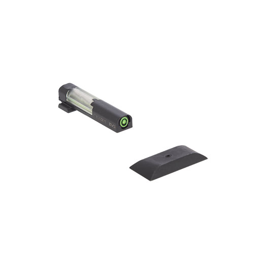 Il Mepro FT Bullseye™ offre mirini tritium e fibra ottica per una visione rapida e intuitiva, resistente agli urti e facile da estrarre per un'aiming istintivo.