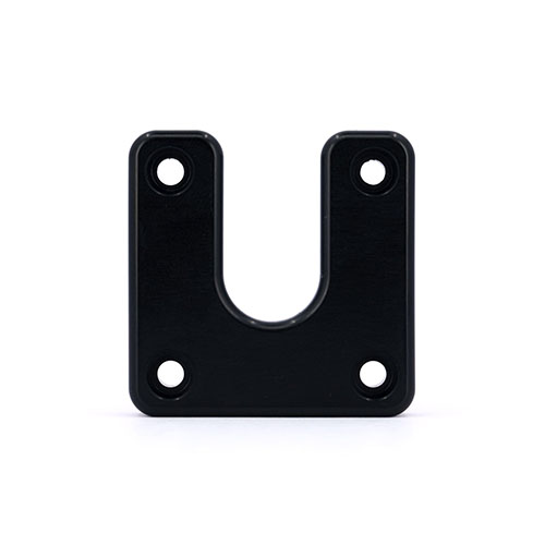 Die U-Plate Arca bietet maximale Flexibilität mit Multi-Lock-Kompatibilität, einfacher Montage in vier Richtungen und sicherer Befestigung durch vier Bolzen.