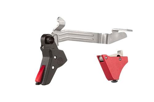 Der Timney Alpha Competition Trigger mit 3 lb Abzugsgewicht bietet einen leichteren, sanften Abzug und bleibt dabei zuverlässig für deine Glock Modelle.