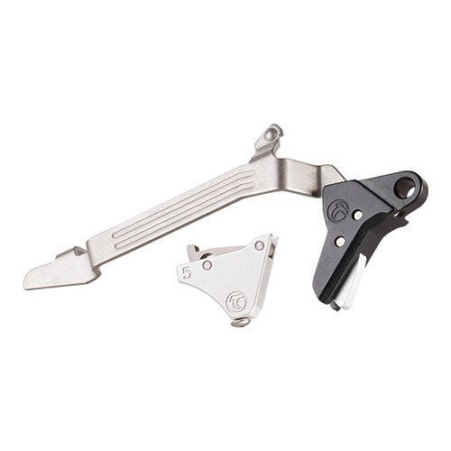 Der Timney Alpha Competition Trigger hat ein Pull Weight von 3 lb, bietet einen leichten Abzug, einfache Installation und höchste Zuverlässigkeit für Glock-Modelle.