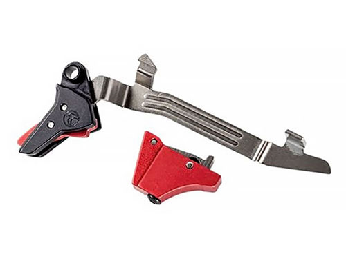 Le GLOCK TRIGGERS de TIMNEY offre un tir à 3 lb avec une fiabilité exceptionnelle, un remplacement direct et une durabilité grâce à son revêtement NP3.