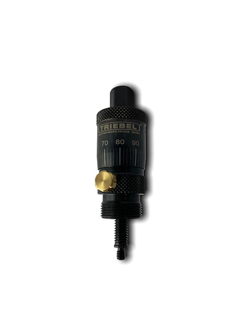 Der Fine Adjuster Triebel ClickXact® bietet präzise 0,02 mm Feineinstellung, eine robuste Bauweise und ist mit allen gängigen Bullet Seating Dies kompatibel.