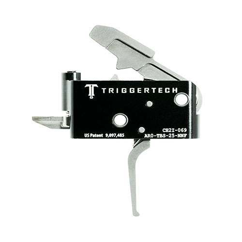Der TRIGGERTECH AR15 Trigger bietet eine kurze, zweistufige Aktion mit Frictionless Release Technology™, die konstante Abzüge und hohe Zuverlässigkeit garantiert.