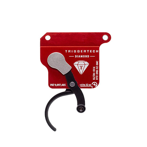 Der TRIGGERTECH Rem700 Diamond Bottom Safety verbessert die Präzision deiner Remington 700 mit einem Null-Kriech-Bruch und herausragender Zuverlässigkeit.