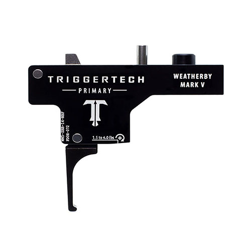 Der TRIGGERTECH Weatherby Mark V Special bietet mit Frictionless Release Technology™ einen echten Null-Spiel-Abzug, der sich leichter und zuverlässiger anfühlt.