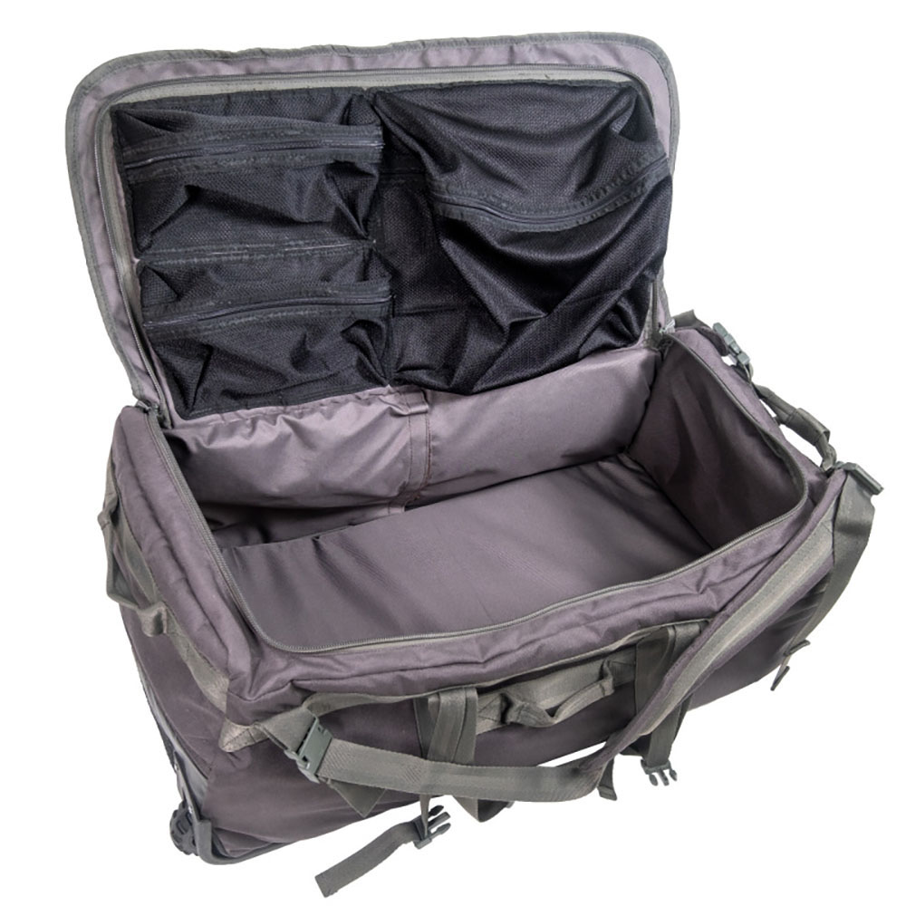 ULFHEDNAR 100 Liter Duffel Bag w/wheels and backpack straps