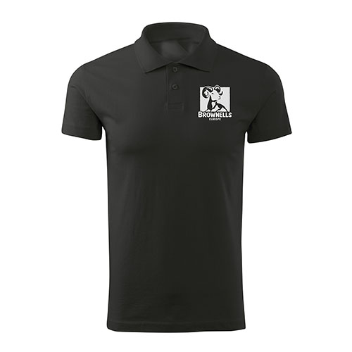 La Poloshirt Unisex di Brownells Europe offre comfort e traspirabilità grazie alle fessure laterali, colletto a costine e cuciture rinforzate per una maggiore durata.