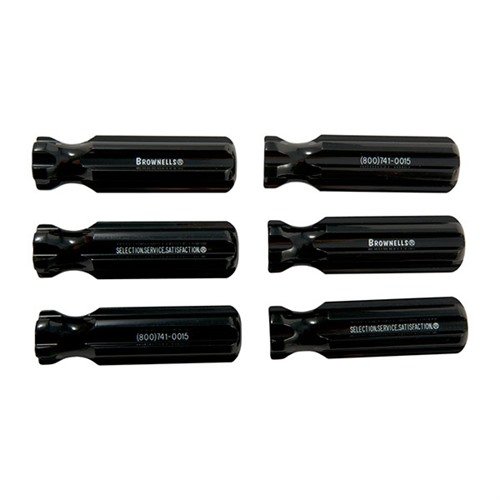 Die vorgeformten, unzerbrechlichen MOLDED PLASTIC TOOL HANDLES sind bereit zum Montieren und bieten präzise, zentrierte Löcher für deine Werkzeuge.