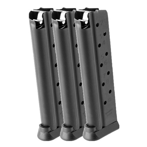 Die BRN GEN2 1911 9MM Magazine bieten robuste Konstruktion, Korrosionsschutz durch Xylan~ Beschichtung und einen anti-tilt follower mit extra-power spring für Zuverlässigkeit.