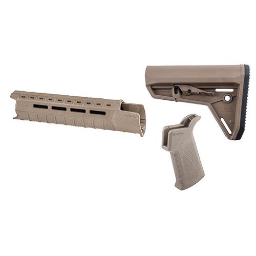 Aggiorna il tuo fucile AR-15 con il set MOE-SL di Magpul, che offre un design leggero, impugnatura ergonomica e flessibilità con slot M-LOK.