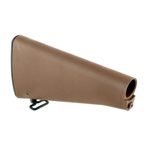 Ricrea un classico americano con l'assemblaggio del calcio M16A1 di Brownells, perfetto per AR-15 e modelli M16, disponibile in vari colori.