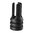 BROWNELLS EARLY 3 PRONG 22 CALIBER FLASH HIDER, 1/2"-28, STEEL, BLACK
