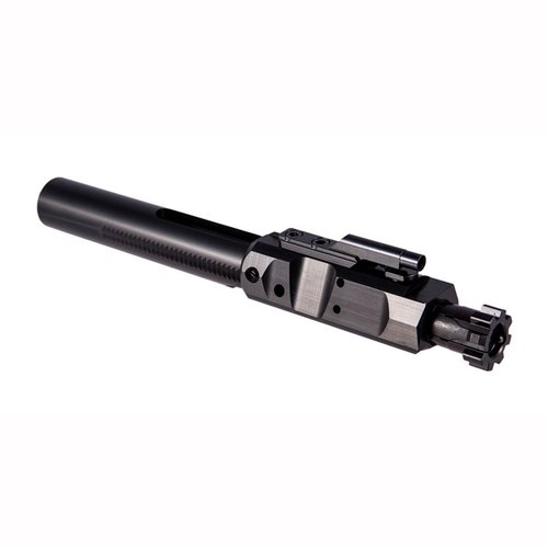Die Brownells .308 Bolt Carrier Group bietet zuverlässige Leistung, ist aus robustem Stahl gefertigt und hat eine extrem widerstandsfähige Black Nitride Oberfläche.