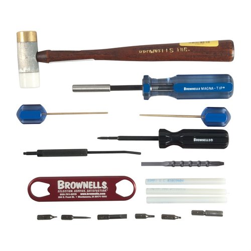 Il 1911 Armorer's Add-On Pak include 15 strumenti essenziali per assemblare, disassemblare e mantenere le pistole in stile 1911, trasformando il tuo kit in un Armorer’s Kit.