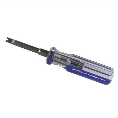 Der SHOTGUN MAINSPRING TOOL von BROWNELLS erleichtert den Wechsel von Mainsprings in Doppelflinten, ohne Kratzer oder Frustration - für maximale Kontrolle!