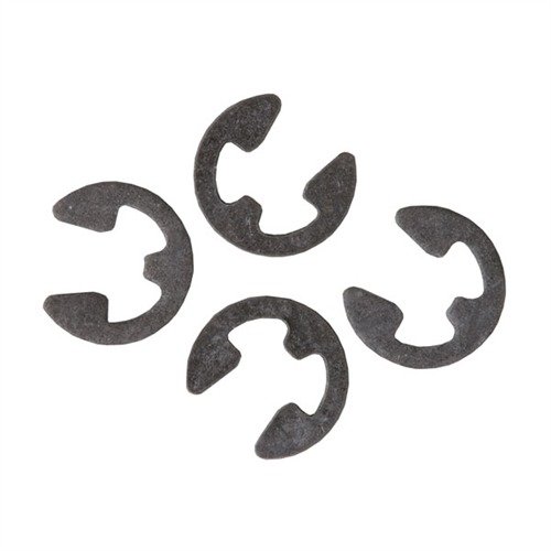 Die E-Clips aus Stahl ersetzen die Originalclips von JPs Anti-Walk Pins und halten den Pin sicher im Rahmen. Im praktischen 4er-Pack erhältlich.