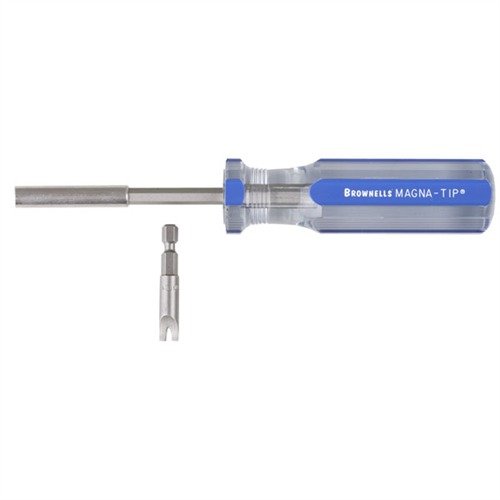 Das RUGER® Double Action Schraubendreher-Set mit Magna-Tip Griff macht das Entfernen des Ejektor-Retainers einfach und präzise für Ruger® Revolver.