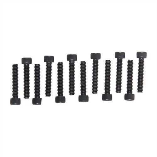 Kit di viti con 108 pezzi, inclusi cap screws e set screws in diverse misure, perfetto per costruire e riparare attrezzature e jig, tutto in un pratico box.