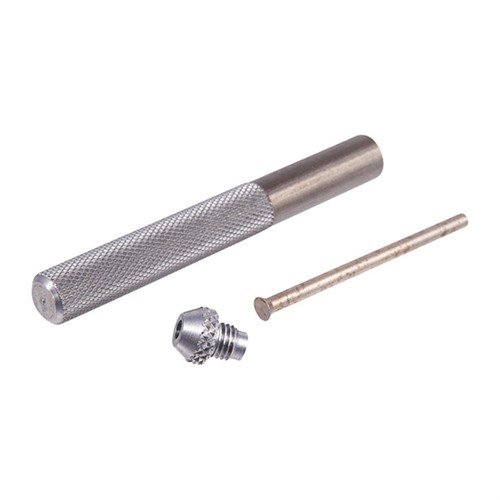 Das Brownells Replaceable Pin Punch Kit erleichtert die Demontage von Springfield XD/XDM, Beretta, Sig Sauer usw. mit einem gehärteten Stahl 3mm Punch.